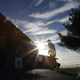 A voters walks to a polling place at the Schnecksville Fire Company, Tuesday, Nov. 8, 2016, in Schnecksville, Pa.